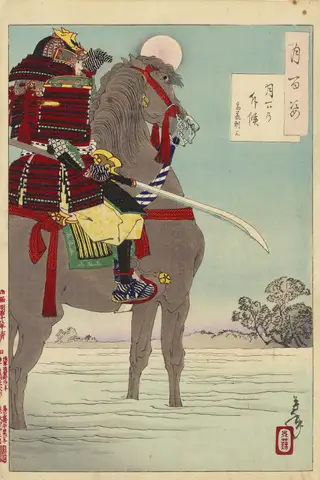 100 Aspects, No 8. Moonlight Patrol by Tsukioka Yoshitoshi