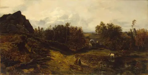 View on the Outskirts of Granville by Théodore Rousseau