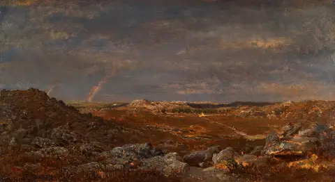 The Gorges d'Aprement, Barbizon by Théodore Rousseau