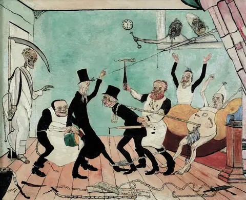 The Bad Doctors by James Ensor