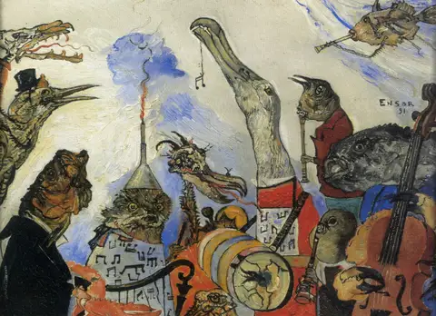 The Frightful Musicians by James Ensor