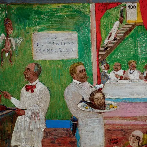 The Dangerous Cooks by James Ensor