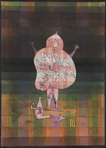 Ventriloquist and Crier in the Moor by Paul Klee