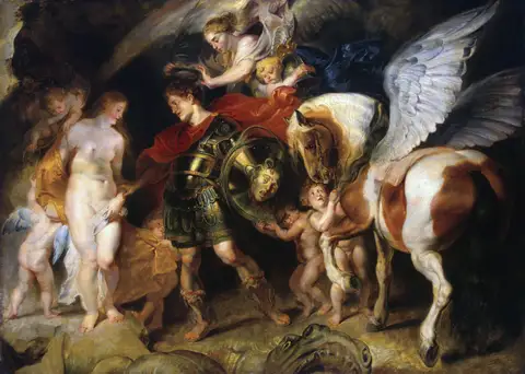 Perseus Releases Andromeda by Peter Paul Rubens