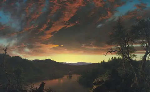 Twilight in the Wilderness by Frederic Edwin Church