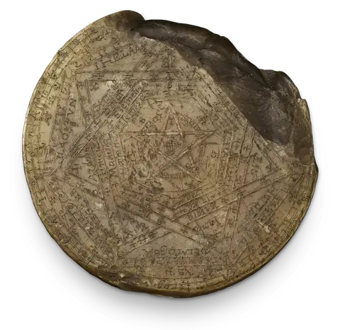 Sigillum Dei, Wax Disk by John Dee