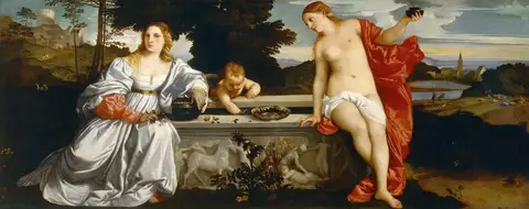Sacred and Profane Love by Titian