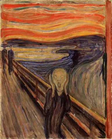 The Scream - 1893 by Edvard Munch