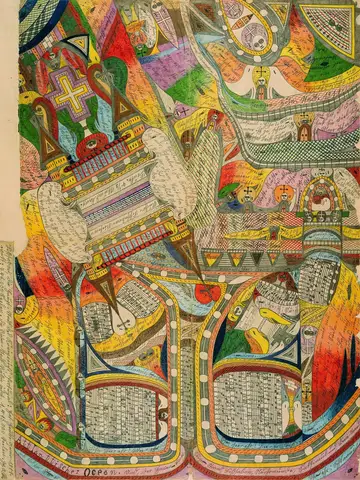 The Atlantic Ocean and the Harbor of Cradle-Beach by Adolf Wölfli