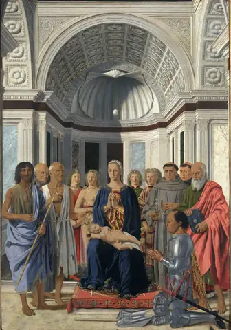 The Virgin with Child, Angels and Saints by Piero della Francesca