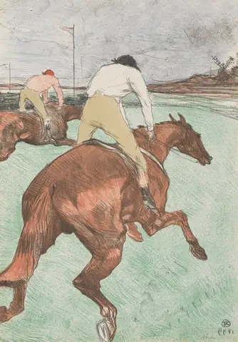 The Jockey by Henri de Toulouse-Lautrec