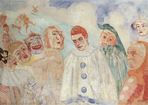 The Despair of Pierrot by James Ensor