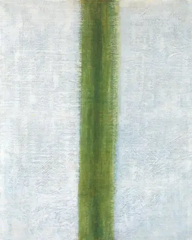 Green Stripe by Olga Rozanova