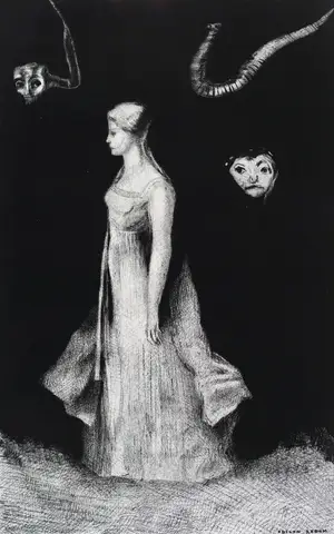 Hantise (Obsession) by Odilon Redon