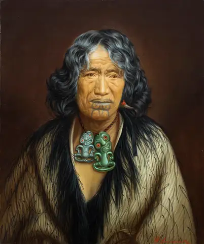 Kuinioroa, daughter of Rangi Kopinga by Gottfried Lindauer
