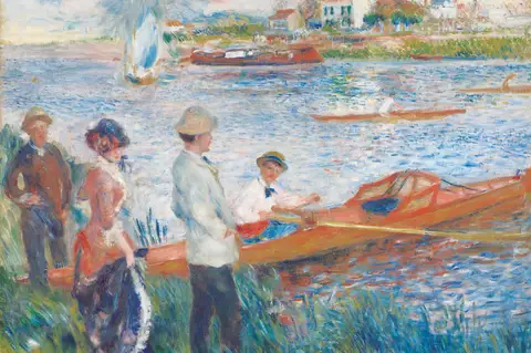 Oarsmen at Chatou by Pierre-Auguste Renoir