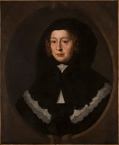 Portrait of a Woman with a Black Hood by Mary Beale