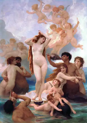 The Birth of Venus by William-Adolphe Bouguereau