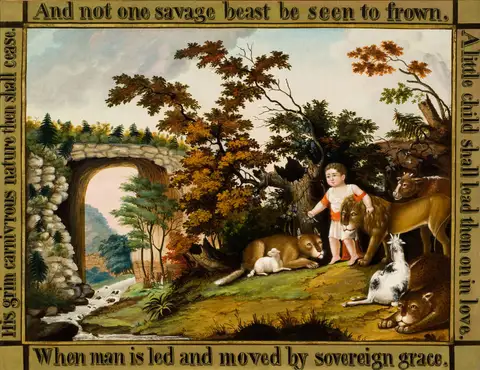 Peaceable Kingdom of the Branch by Edward Hicks