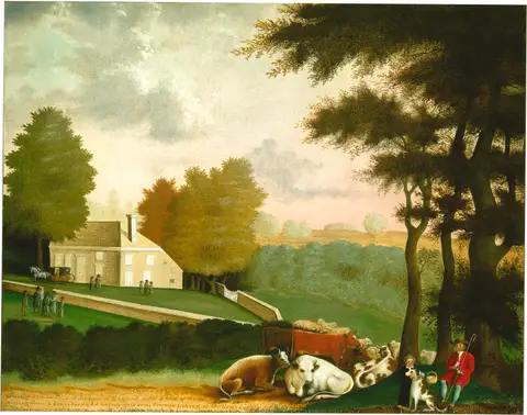 The Grave of William Penn by Edward Hicks