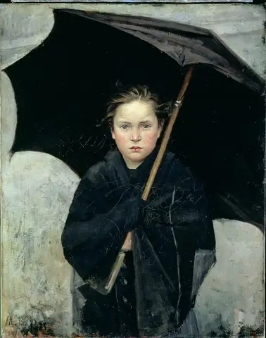 The Umbrella by Marie Bashkirtseff
