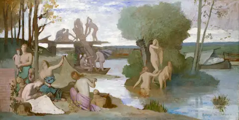 The River by Pierre Puvis de Chavannes