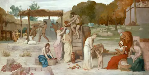 Cider by Pierre Puvis de Chavannes