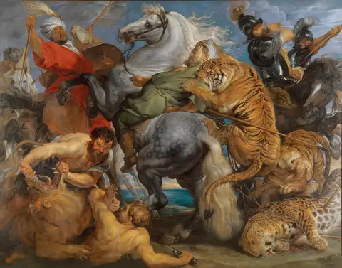 The Tiger Hunt by Peter Paul Rubens