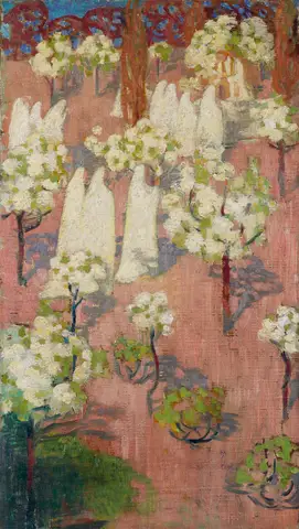 Virginal printemps (pommiers en fleurs) by Maurice Denis