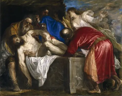 The Burial of Christ - 1559 by Titian