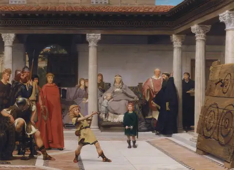 The Education of the Children of Clovis by Lawrence Alma-Tadema