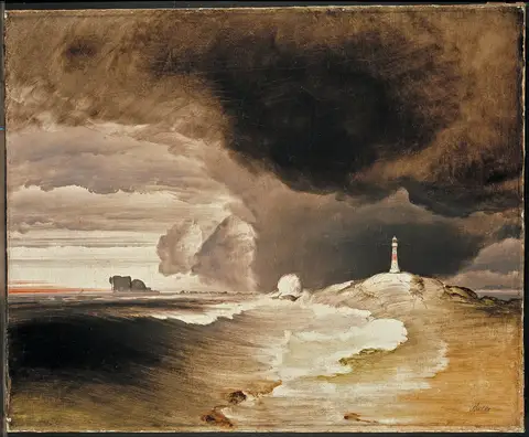 Lighthouse on the Norwegian Coast by Peder Balke