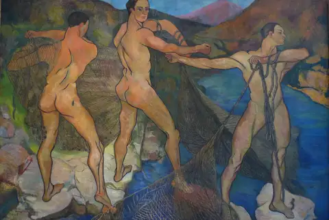 The Launch of the Net by Suzanne Valadon