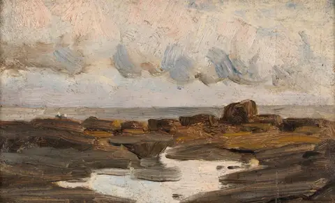 Seaside Inlet, Concarneau, France by Cecilia Beaux