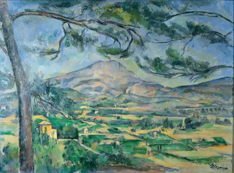 Mont Sainte-Victoire with Large Pine by Paul Cézanne