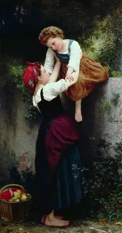 Petites Maraudeuses (Little Thieves) by William-Adolphe Bouguereau