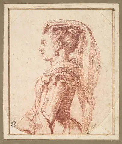 A Young Woman of Frascati by Jacques-Louis David