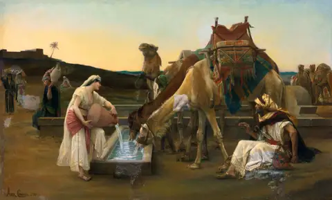 Rebecca et Eliézer by Alexandre Cabanel