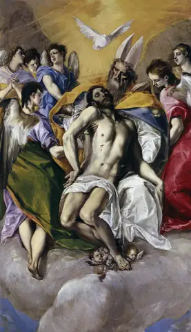 The Holy Trinity by El Greco