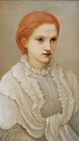 Portrait of Lady Frances Balfour by Edward Burne-Jones