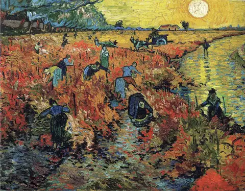 The Red Vineyard by Vincent Van Gogh