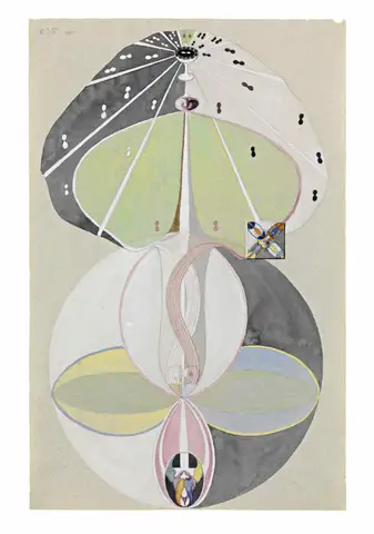 Tree of Knowledge No. 5 by Hilma af Klint