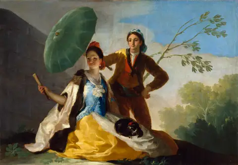 The Parasol by Francisco de Goya y Lucientes