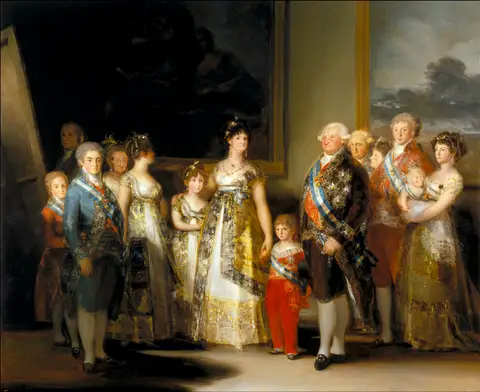 Charles IV of Spain and His Family by Francisco de Goya y Lucientes