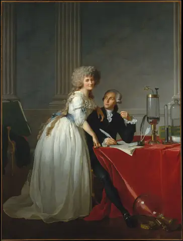 Antoine-Laurent Lavoisier and His Wife, Marie-Anne-Pierrette
Paulze. by Jacques-Louis David