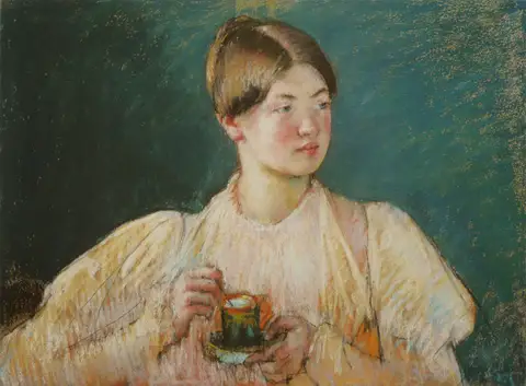 La Tasse de The by Mary Cassatt
