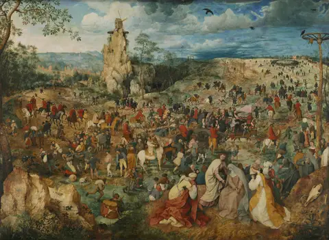 The Procession to Calvary by Pieter Bruegel the Elder