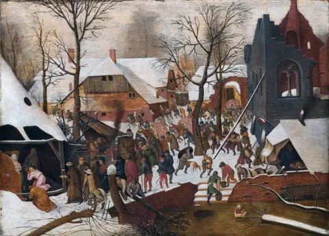 Adoration of the Kings in the Snow by Pieter Bruegel the Elder