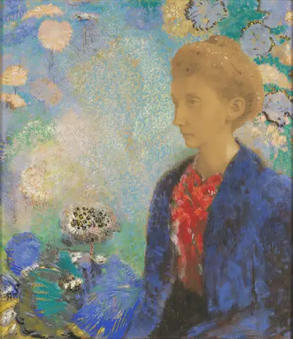 Baronne de Domecy by Odilon Redon