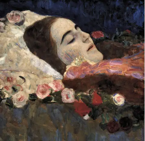 Ria Munk on her Deathbed by Gustav Klimt